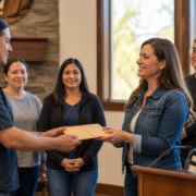 tribal casino community donation editorial news image