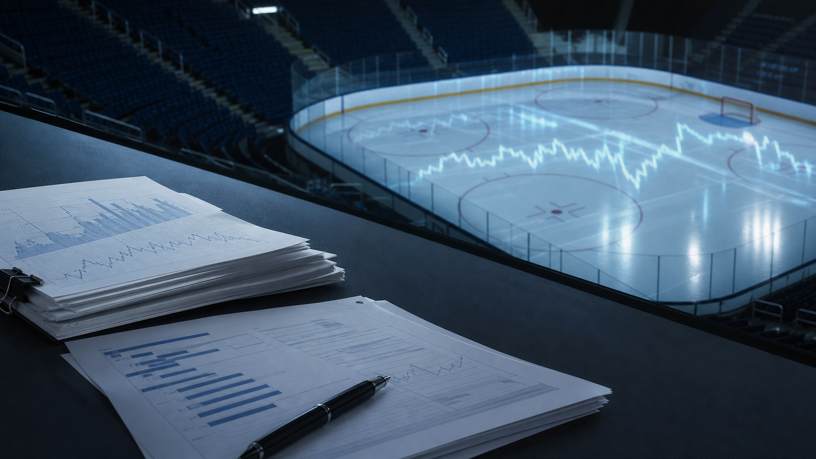 NHL ETFs editorial illustration