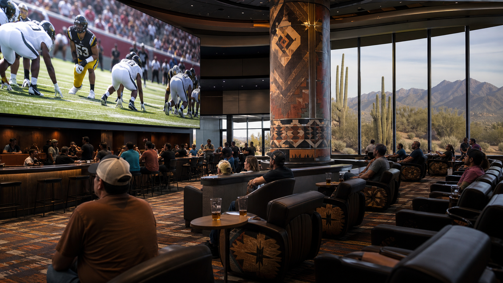 Arizona sports betting license editorial illustration