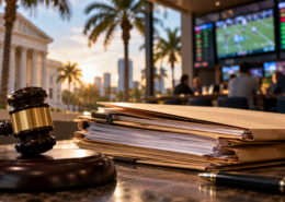 Editorial illustration for Florida Sports Betting Lawsuit: Seminoles Challenge DraftKings Operations