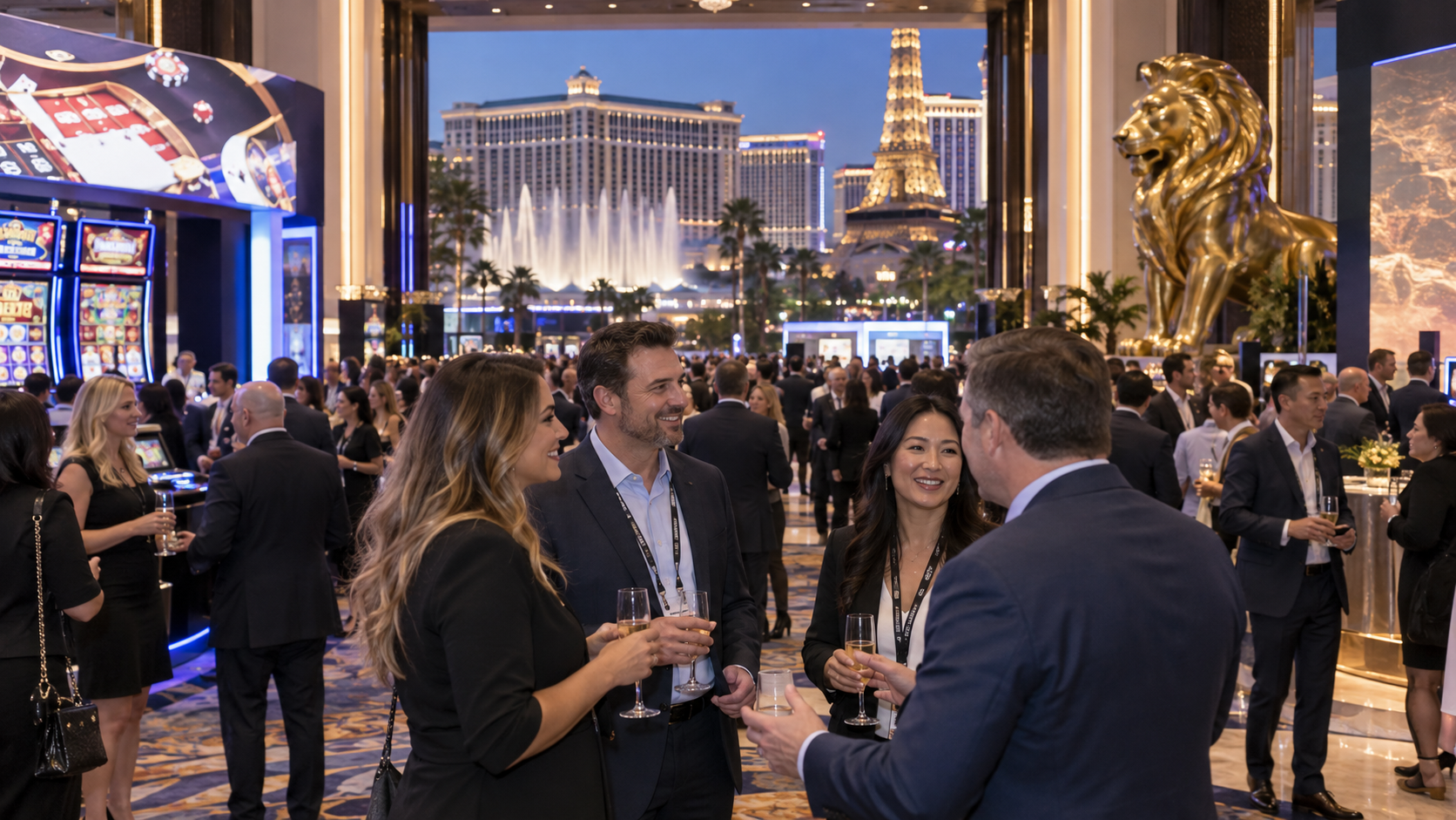 Editorial illustration for G2E Gaming Event: CDC Gaming Releases Pre-Show Party Photo Collection