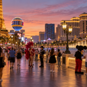Editorial illustration for Las Vegas Tourist Tipping: New Warnings Follow Strip Performer Fight