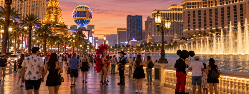 Editorial illustration for Las Vegas Tourist Tipping: New Warnings Follow Strip Performer Fight