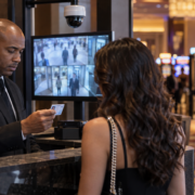 Editorial illustration for Peppermill Facial Recognition: Former Guard Raises Questions About False Matches