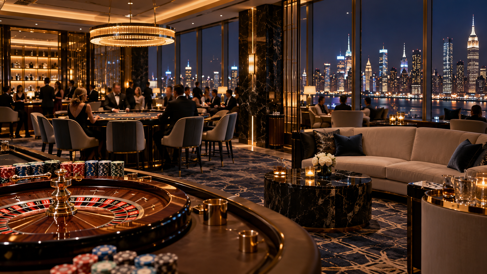 Editorial illustration for Resorts World NYC High Roller Room Opens in Queens