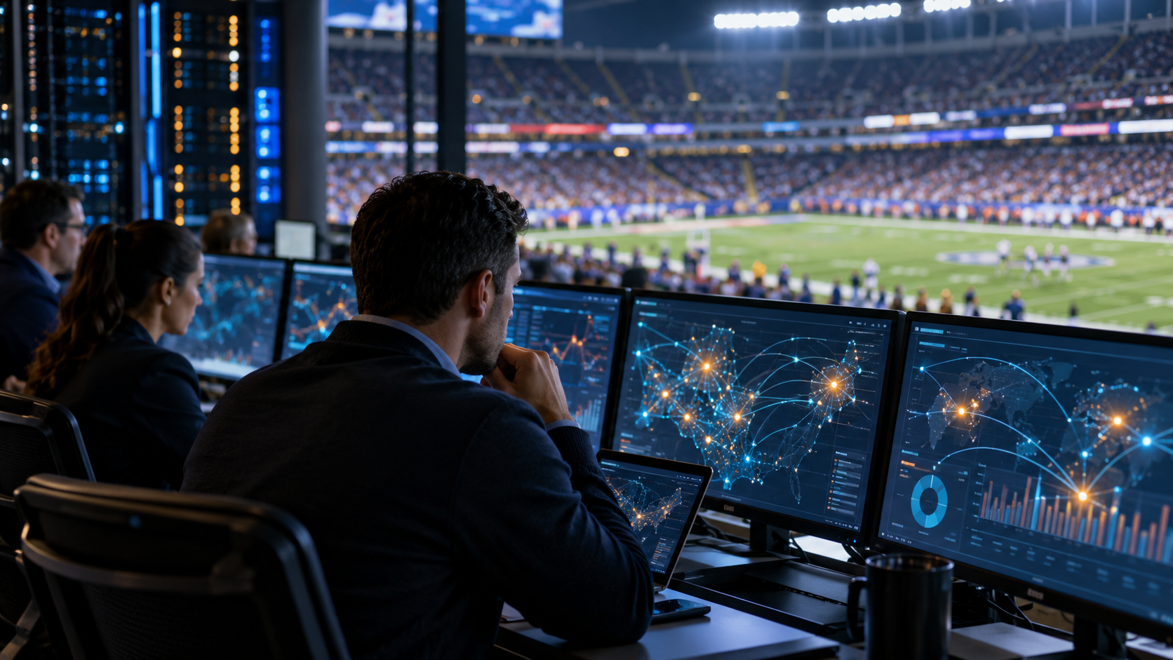 Editorial illustration for Sports Betting Market Volume: EDGE Markets Projects $2 Billion NFL Transactions